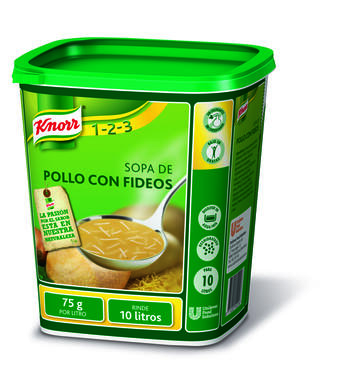 KNORR SOPA POLLO FIDEOS 750G