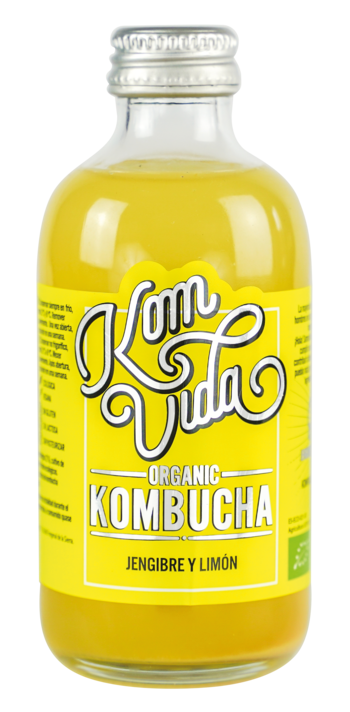 KOMVIDA KOMBUCHA JENGIBRE-LIMÓN 250ML