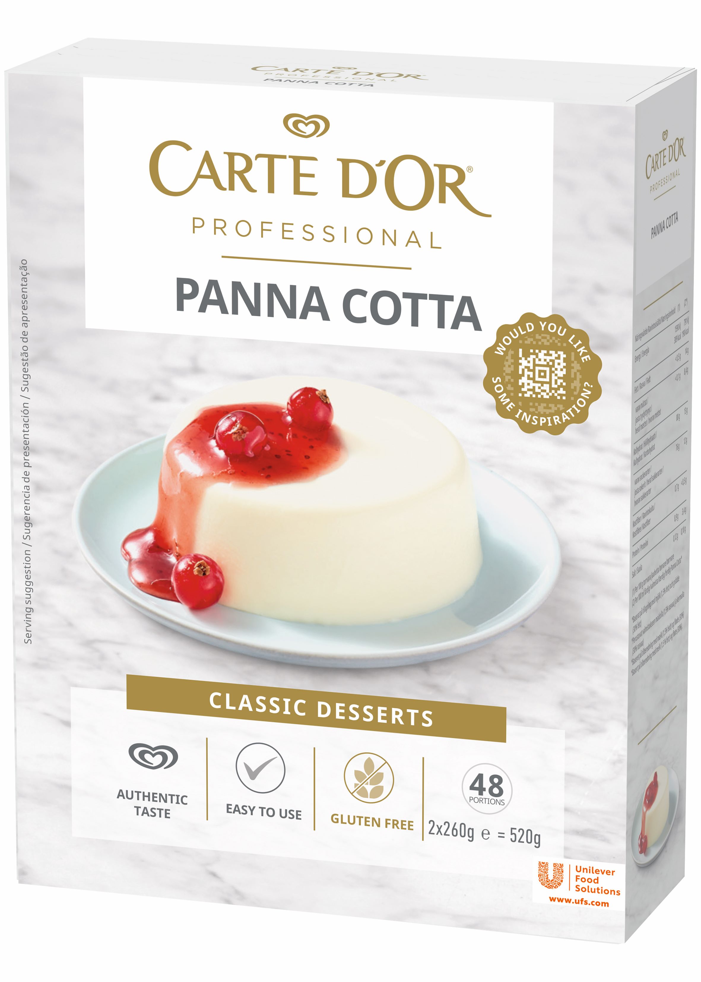 CARTE D'OR PANNA COTTA