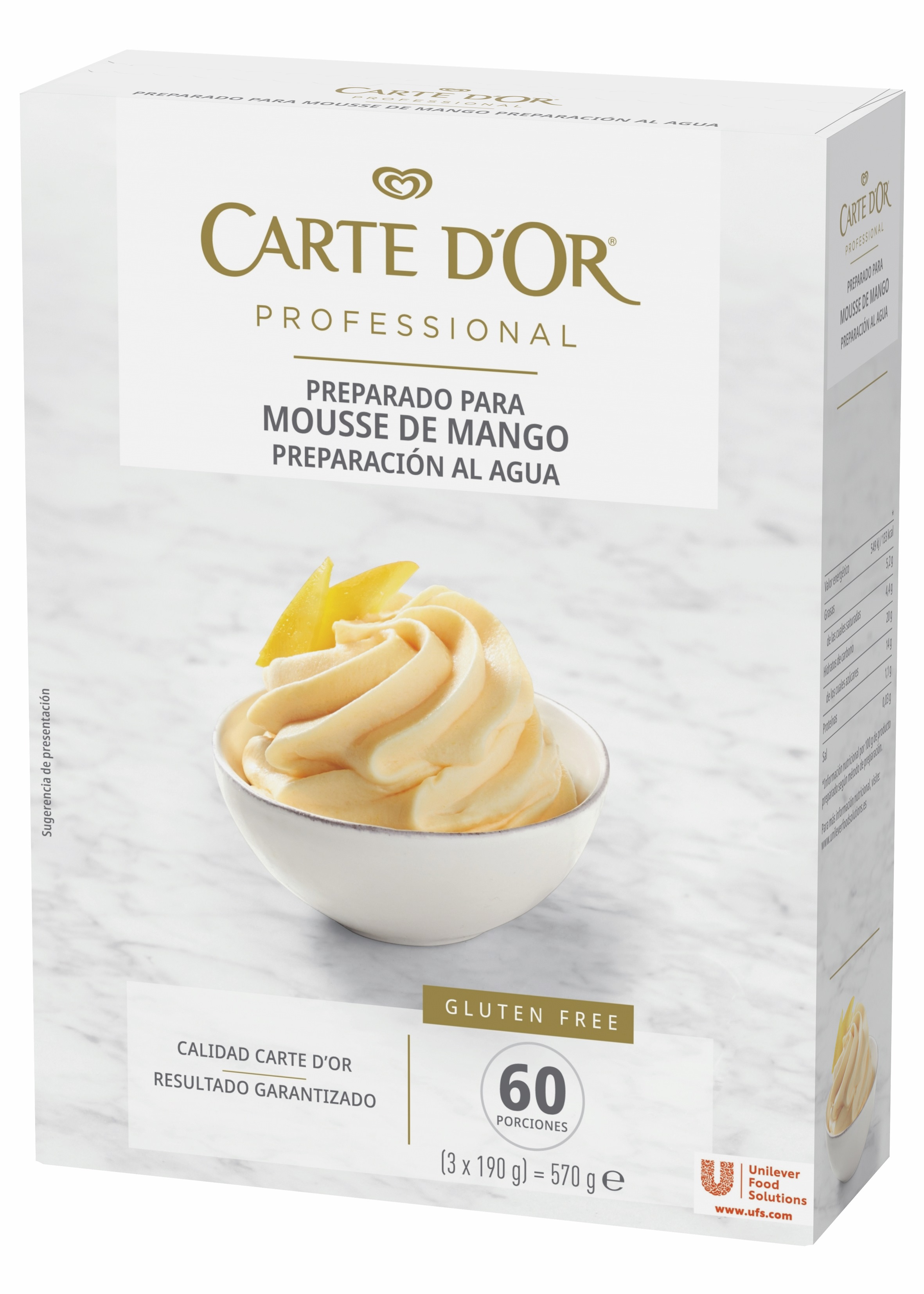 CARTE D'OR MOUSSE MANGO