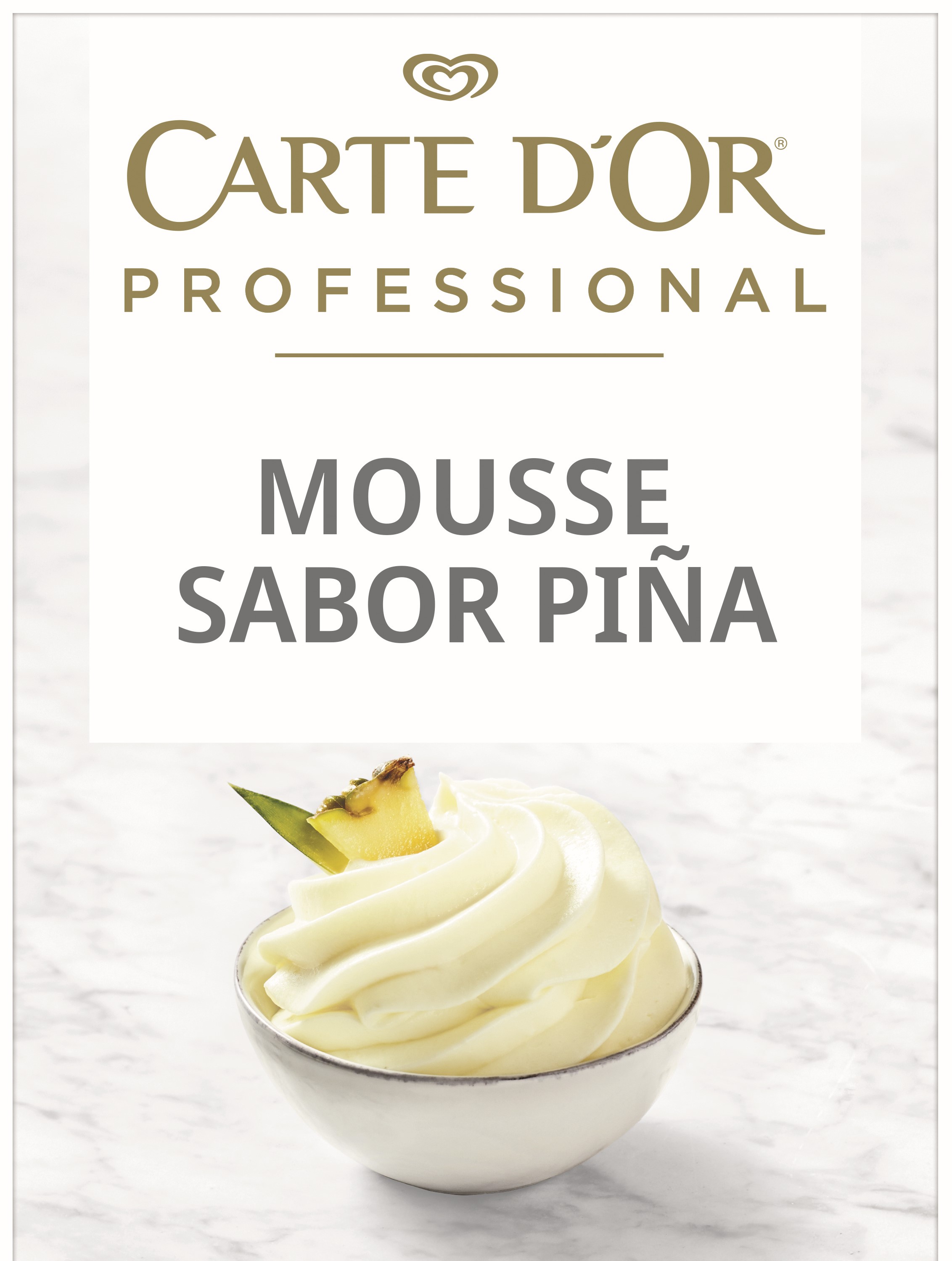 CARTE D'OR MOUSSE PIÑA 600G