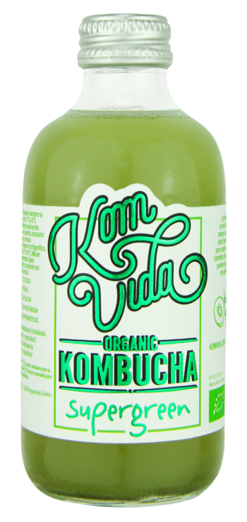 KOMVIDA KOMBUCHA DETOX SUPERGREEN 250ML