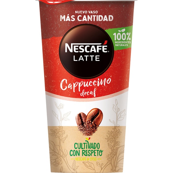 NESCAFÉ LATTE DESCAFEINADO CAPUCCINO 205ML