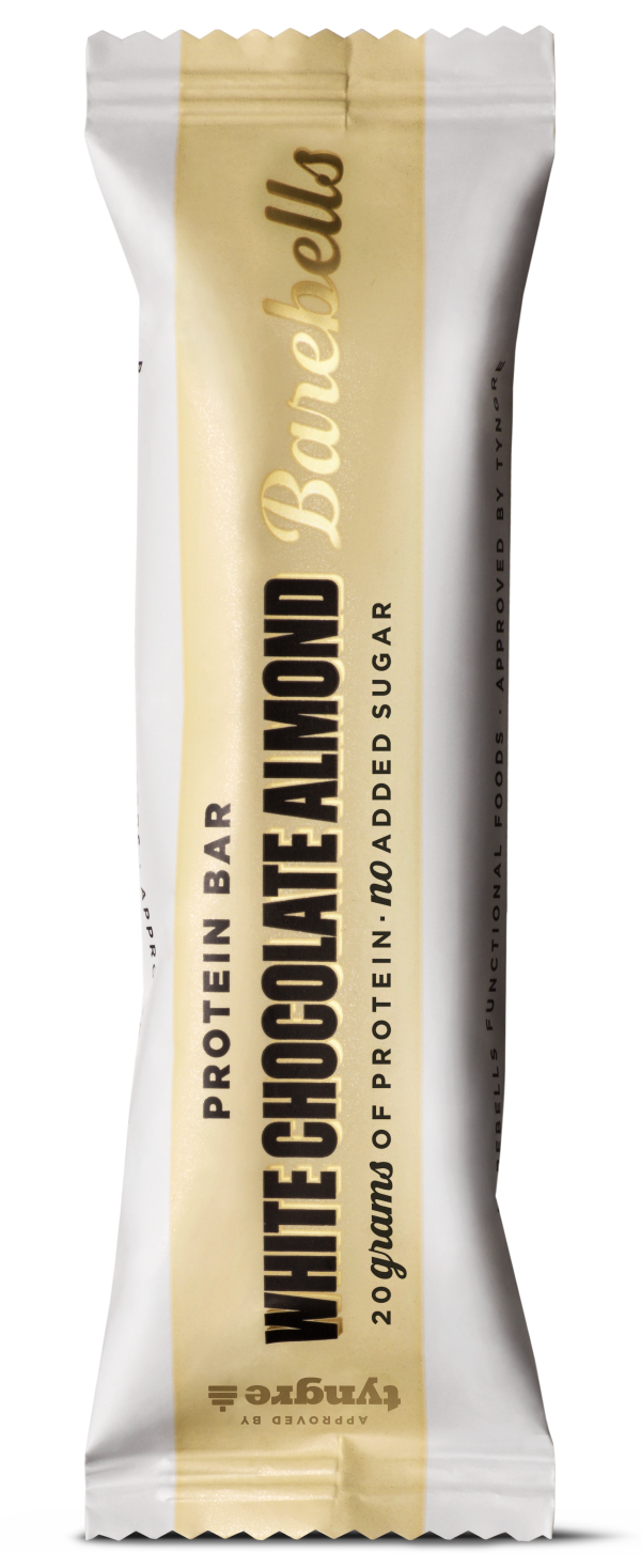 BAREBELLS WHITE CHOCOLATE ALMOND 55G