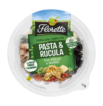 BARQUETA PASTA Y RÚCULA 320G