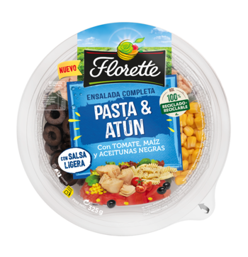 BARQUETA ATÚN Y PASTA 325G