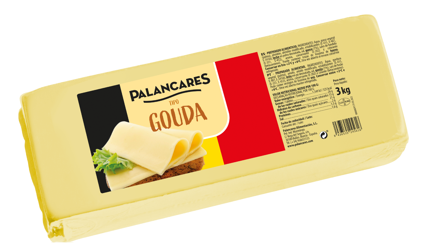 BARRA TIPO GOUDA 3KG