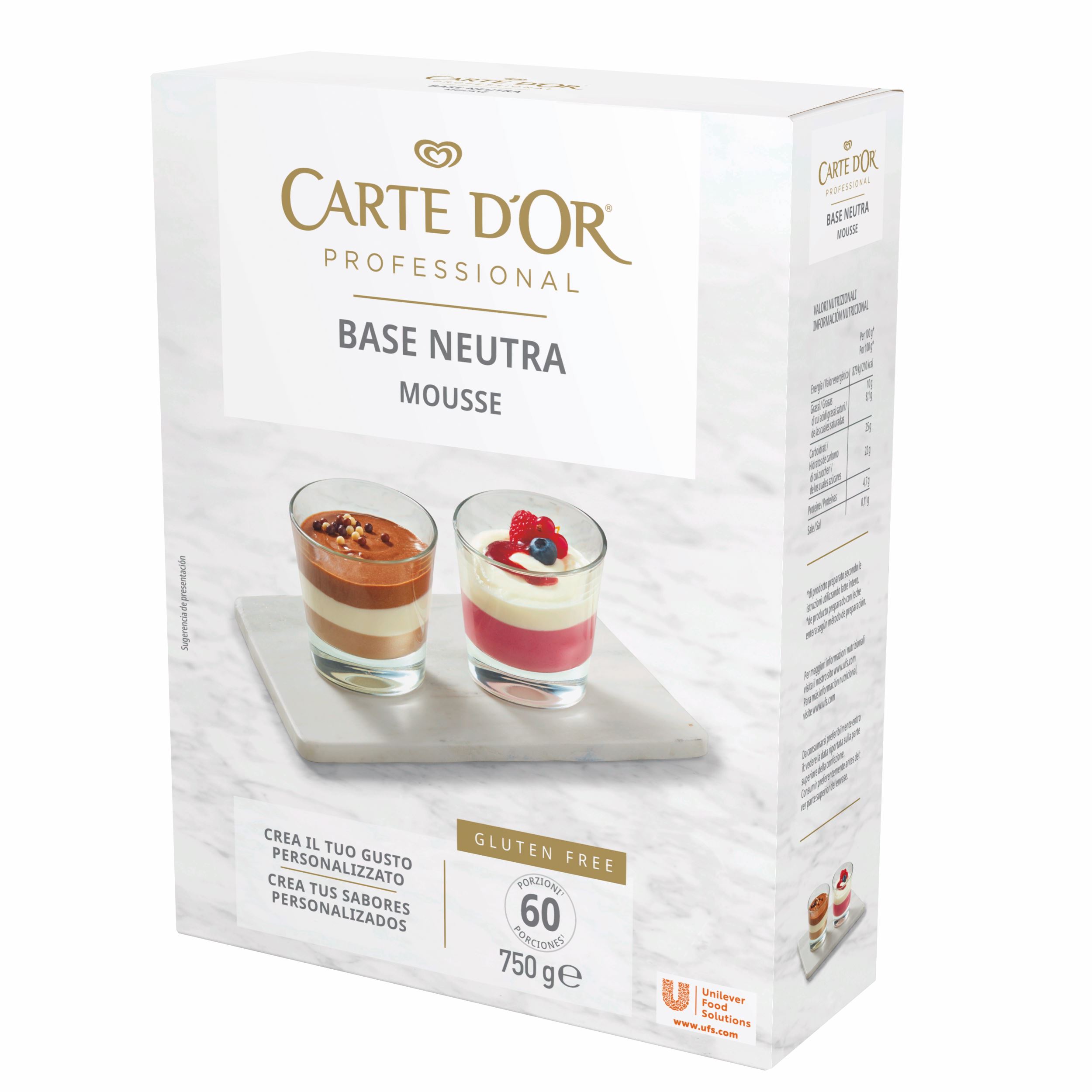 CARTE D'OR BASE NEUTRA MOUSSE