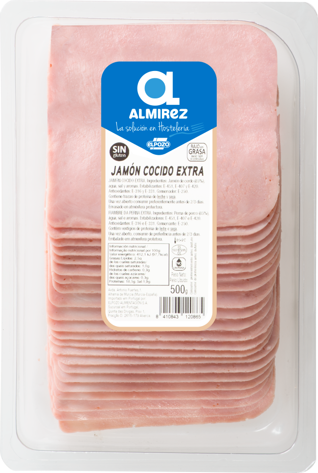 JAMÓN COCIDO EXTRA 500G