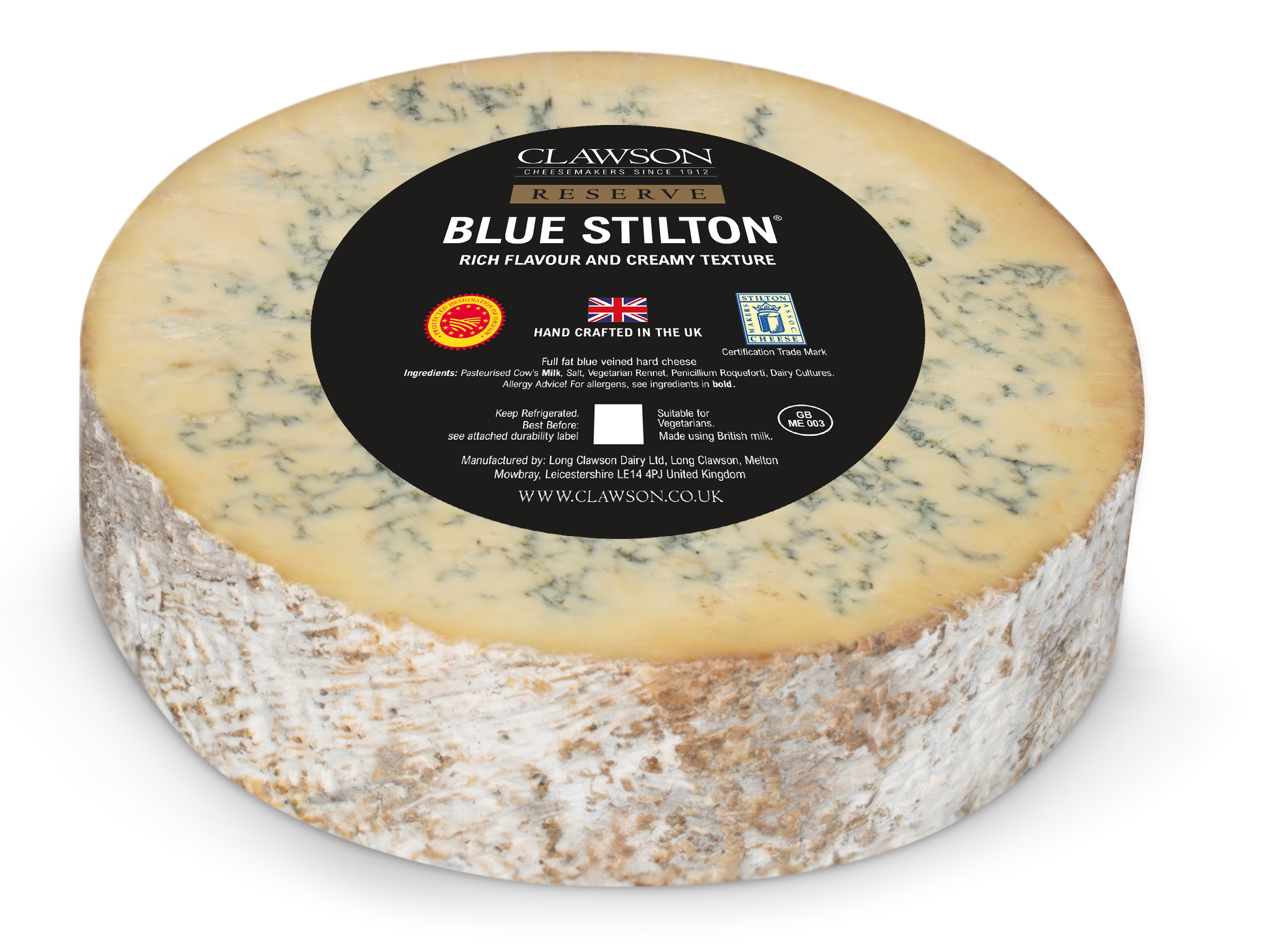 STILTON DOP CLAWSON RUEDA