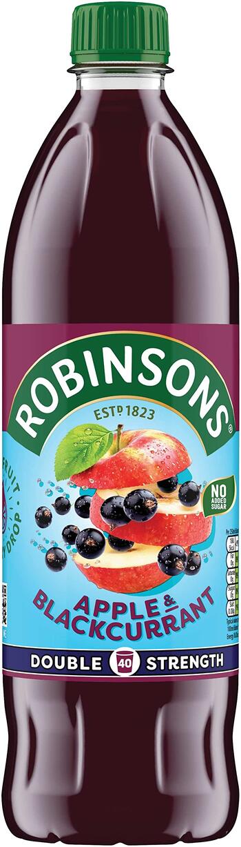 ROBINSONS APPLE & BLACKCURRANT 1L