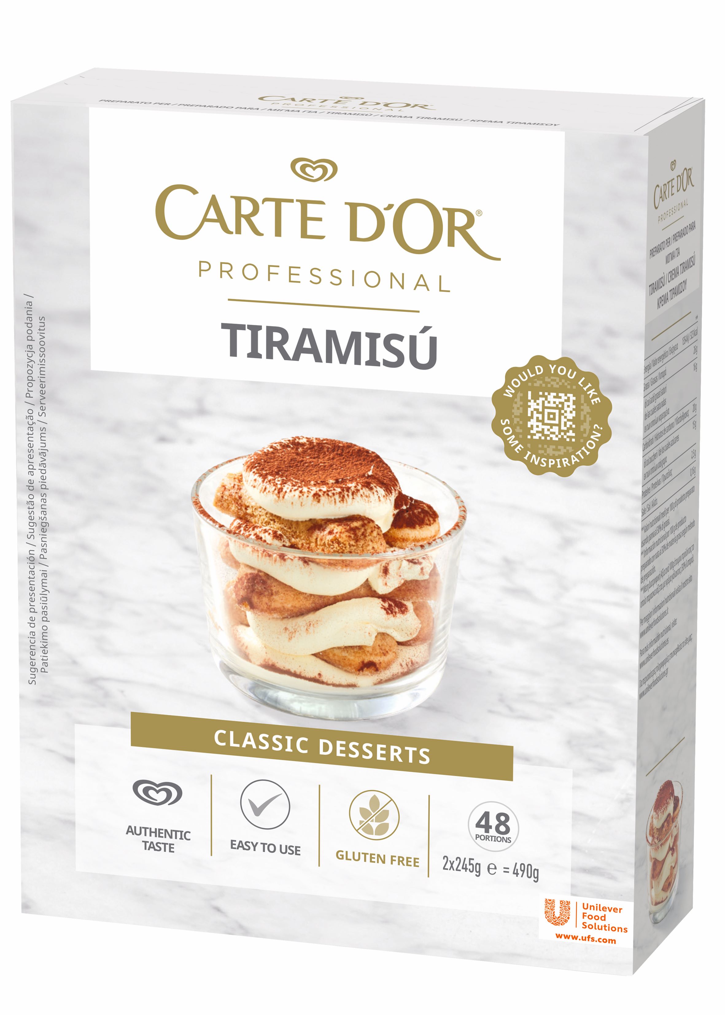 CARTE D'OR TIRAMISÚ 450G