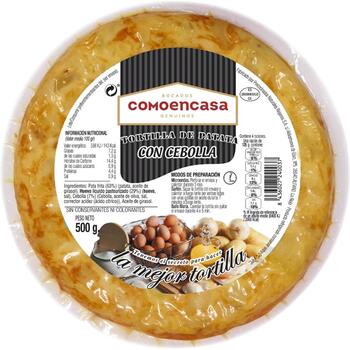 TORTILLA CON CEBOLLA 220G - 500G