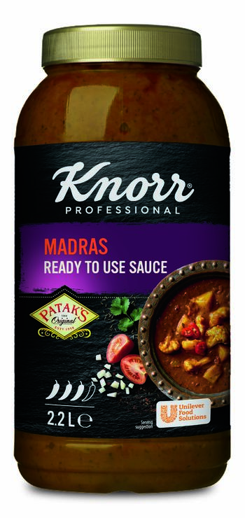 KNORR SALSA CURRY MADRÁS 2,25L