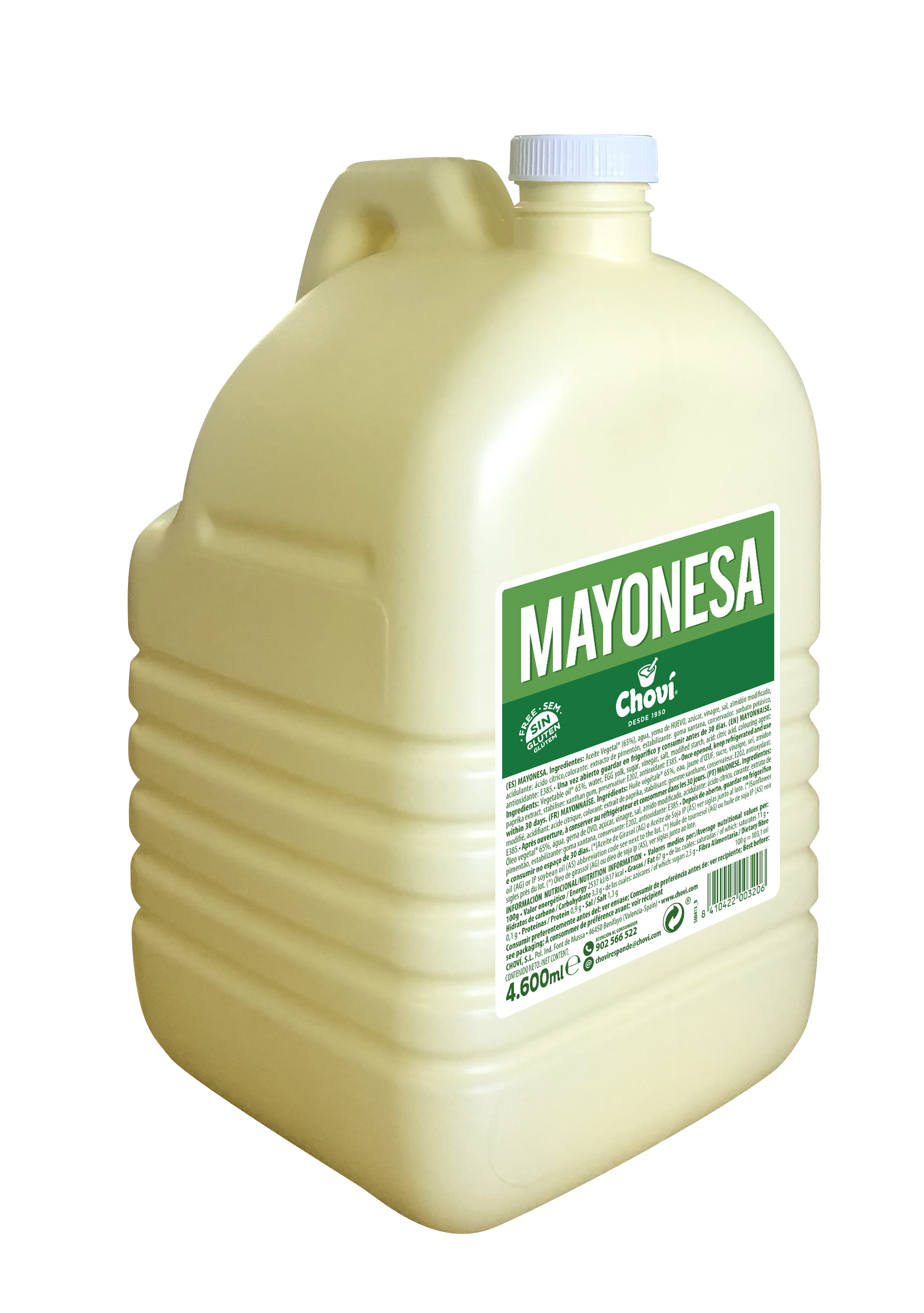 CHOVI MAYONESA GARRAFA 4600ML