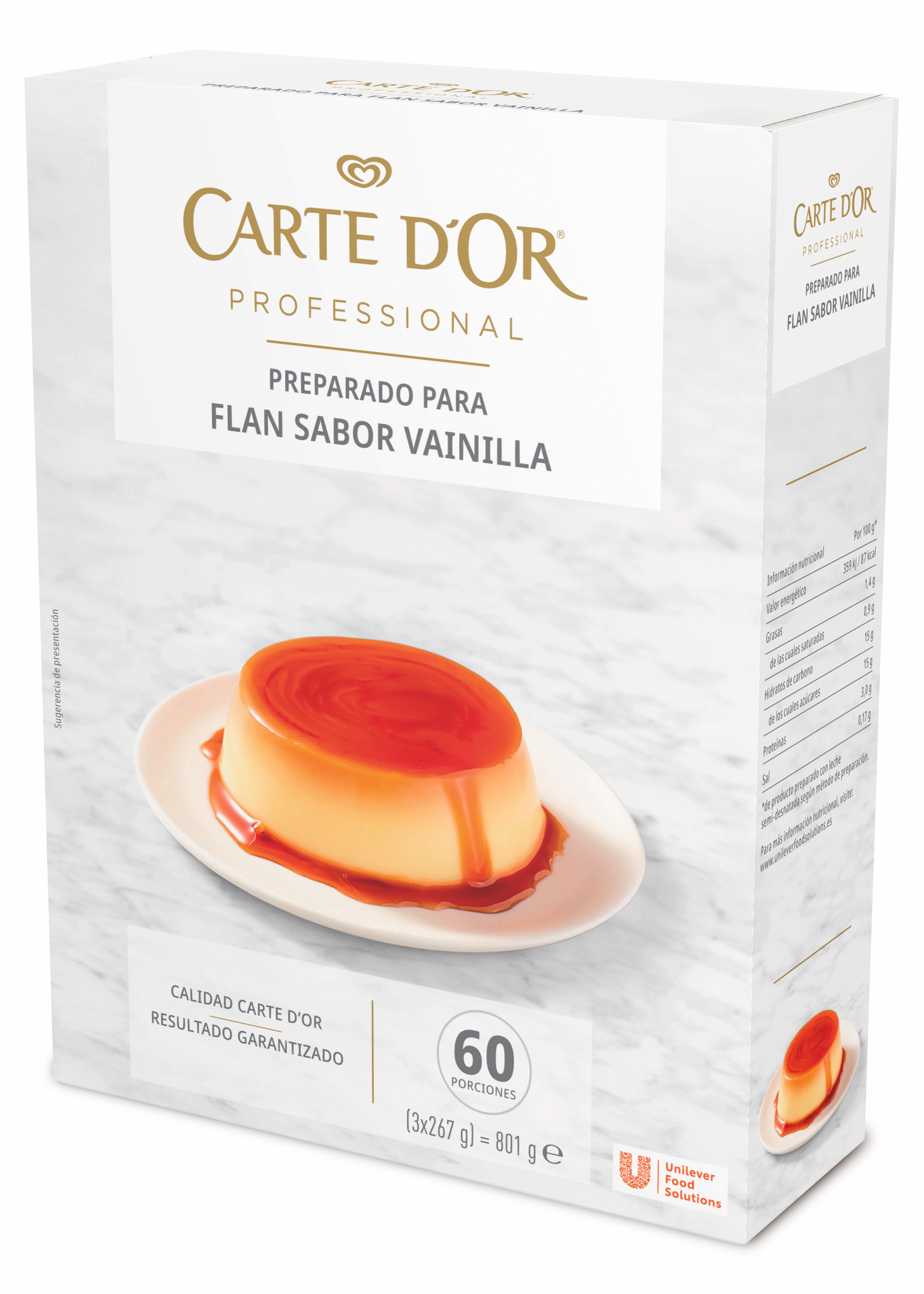 CARTE D'OR FLAN VAINILLA