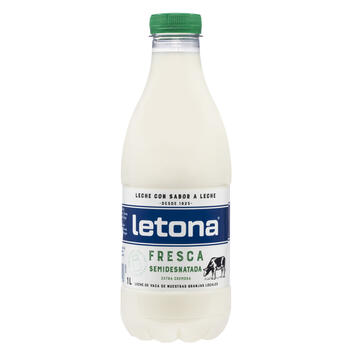 LECHE FRESCA SEMI 1L