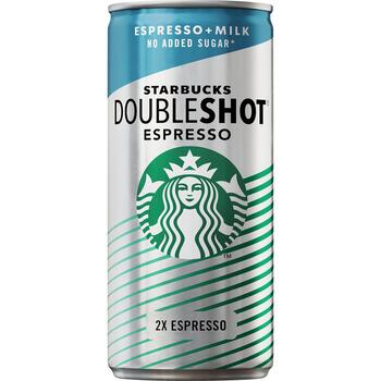 STARBUCKS DOUBLESHOT ESPRESSO SIN AZUCAR